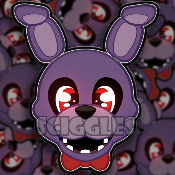 Five Nights at Freddy's Sticker FNAF Bonnie Bonbon Bonny 