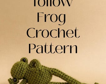 Crochet Frog Pattern PDF | Amigurumi Frog Plush Tutorial | Cute Frog Doll Crochet Pattern | Beginner Friendly Frog Toy | DIY Stuffed Animal