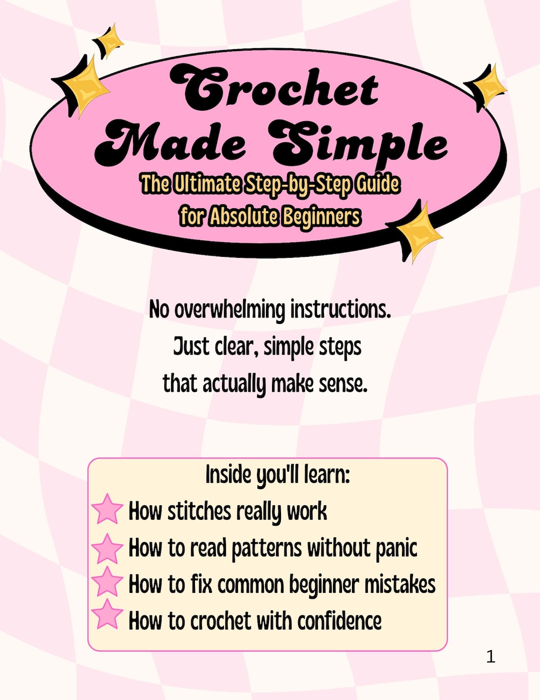 Ultimate Beginner Crochet Guide | Learn Crochet Step-by-step | Crochet ...