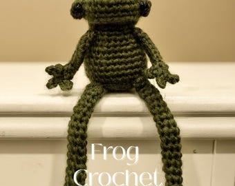 Crochet Frog Pattern PDF | Amigurumi Frog Plush Tutorial | Cute Frog Doll Crochet Pattern | Beginner Friendly Frog Toy | DIY Stuffed Animal