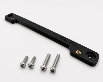 JDM to USDM License Plate Adapter with Metal Inserts & Stainless Hardware