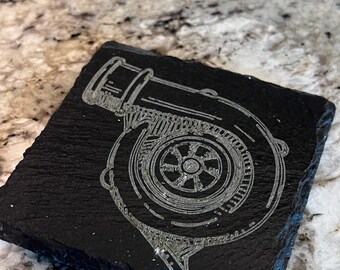 Turbo Slate Drink Coasters