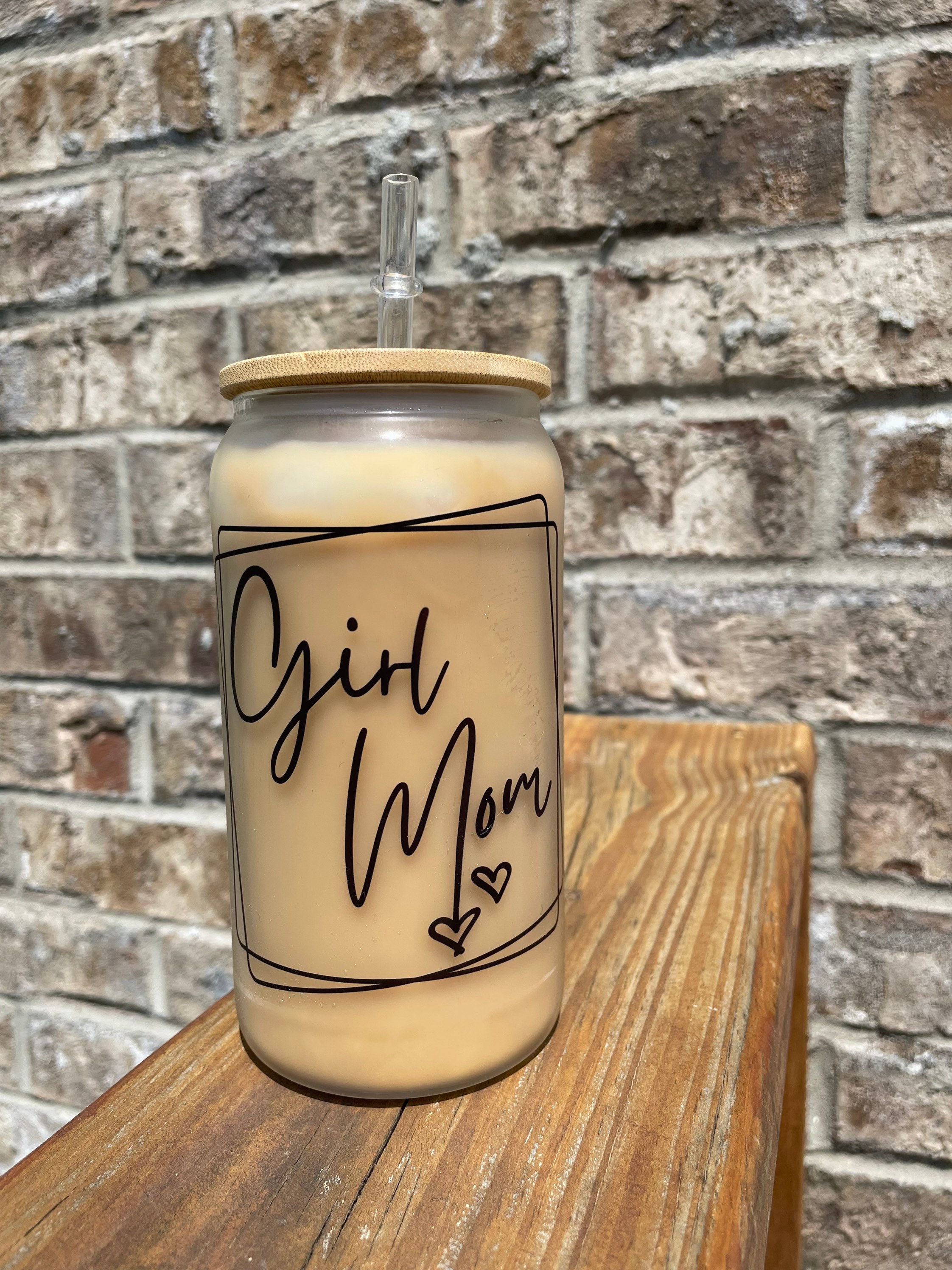 Crazy Yarn Lady Iced Coffee Glass Can