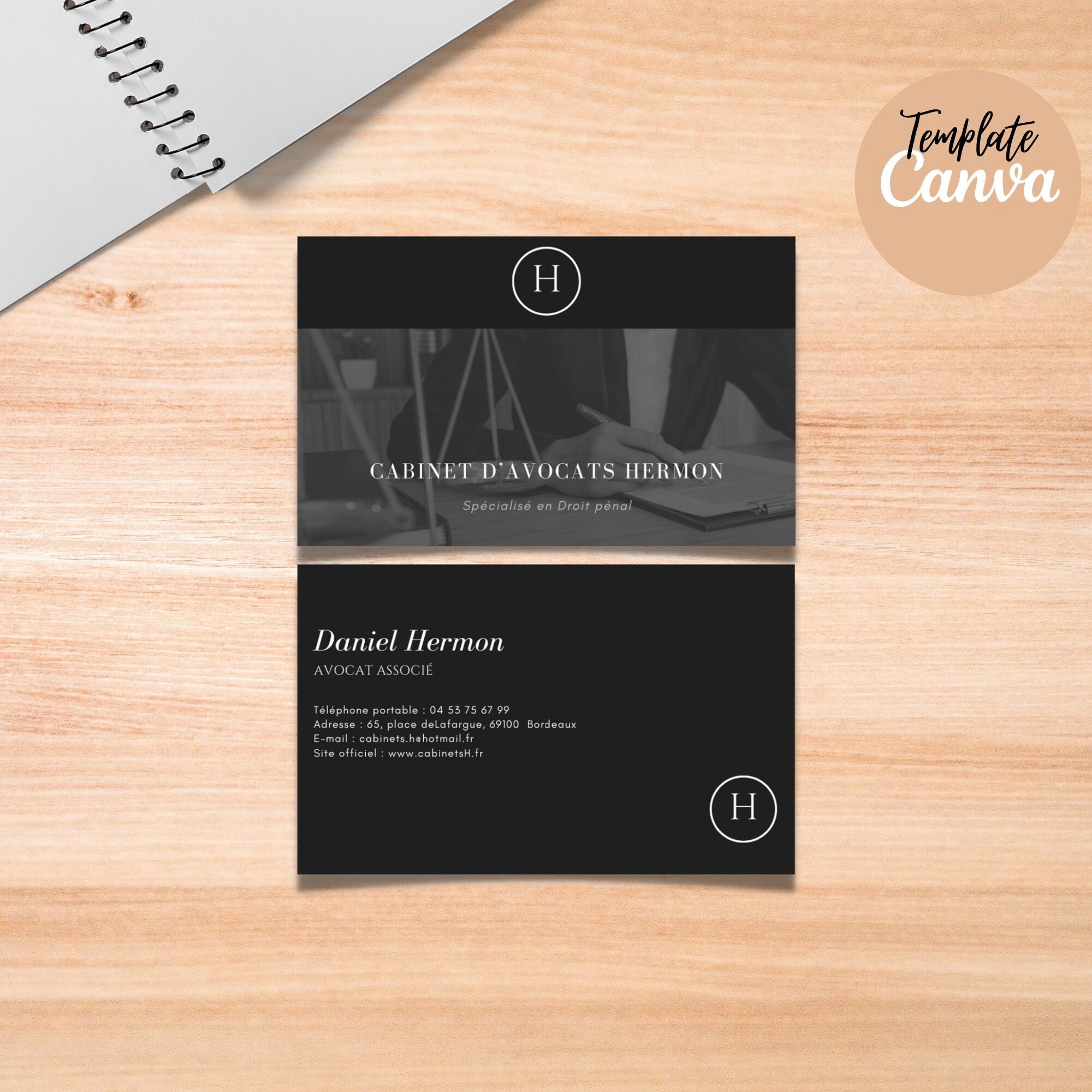 Business Card Template Customizable Business Cards Canva - Etsy Israel