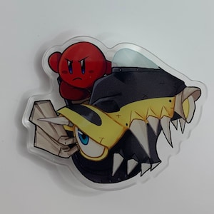 Air Ride Red + Rex Acrylic Pin