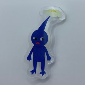 Blue Plant Pik Fella Acrylic Pin