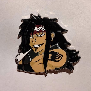 Black Steel Dragon Fairy Enamel Pin