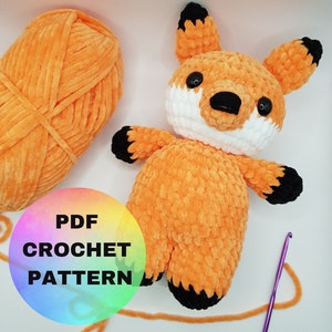 Crochet Fox / Fox Crochet Pattern / Amigurumi Fox Pattern