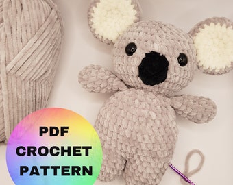 Crochet Koala Pattern / Amigurumi Koala / Koala Pattern