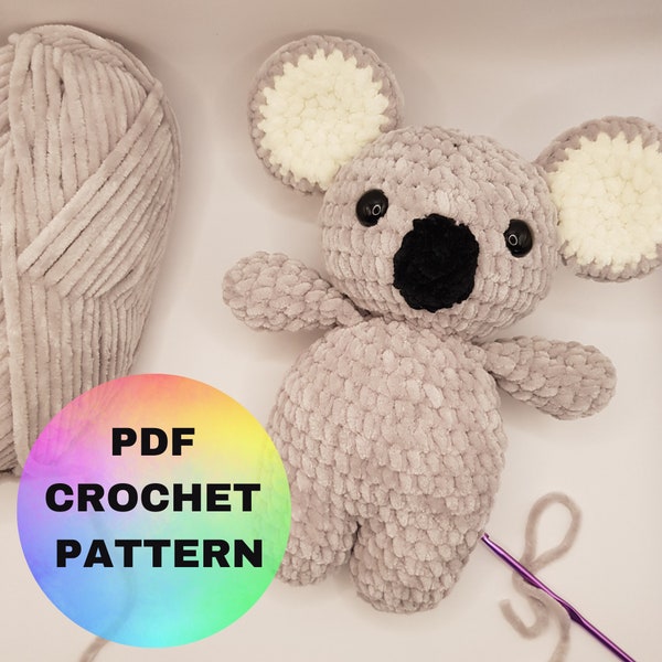 Crochet Koala Pattern / Amigurumi Koala / Koala Pattern