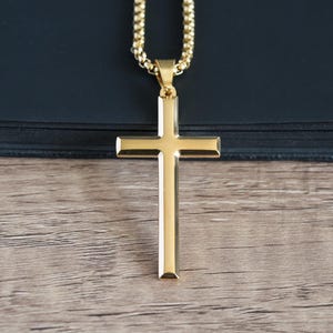 Adelia´s Kreuzanhänger »Damen & Herren 333 Gold Kreuz Anhänger Mit