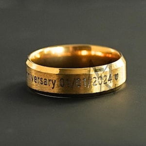 Engrave Outside Ring Etsy UK