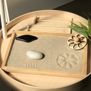 Mindful relaxation at home and in the office. Japanese decoration for your meditation practice. Also as a gift for Easter. image 1