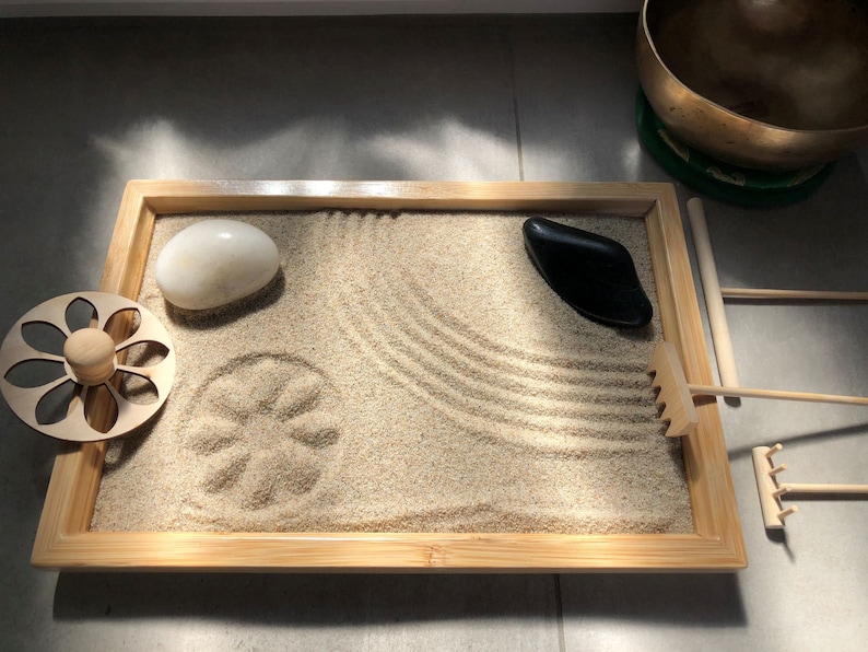 Mindful relaxation at home and in the office. Japanese decoration for your meditation practice. Also as a gift for Easter. image 3