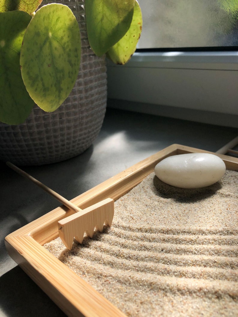 Mindful relaxation at home and in the office. Japanese decoration for your meditation practice. Also as a gift for Easter. image 4