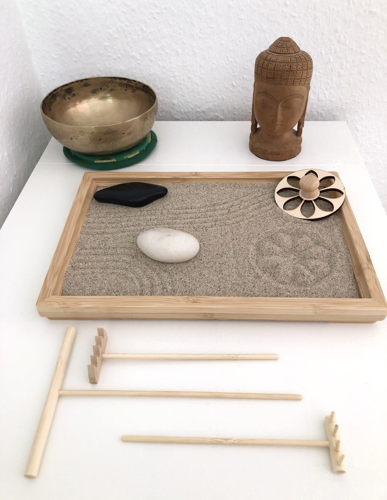Mindful relaxation at home and in the office. Japanese decoration for your meditation practice. Also as a gift for Easter. image 5