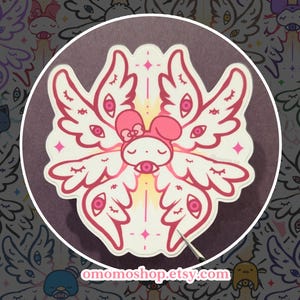 Mini Seraph Mel Biblically Accurate Angel vinyl sticker