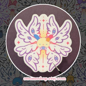 Mini Seraph Usa Biblically Accurate Angel vinyl sticker