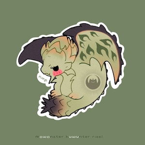 Rathian vinyl sticker | Monster Hunter