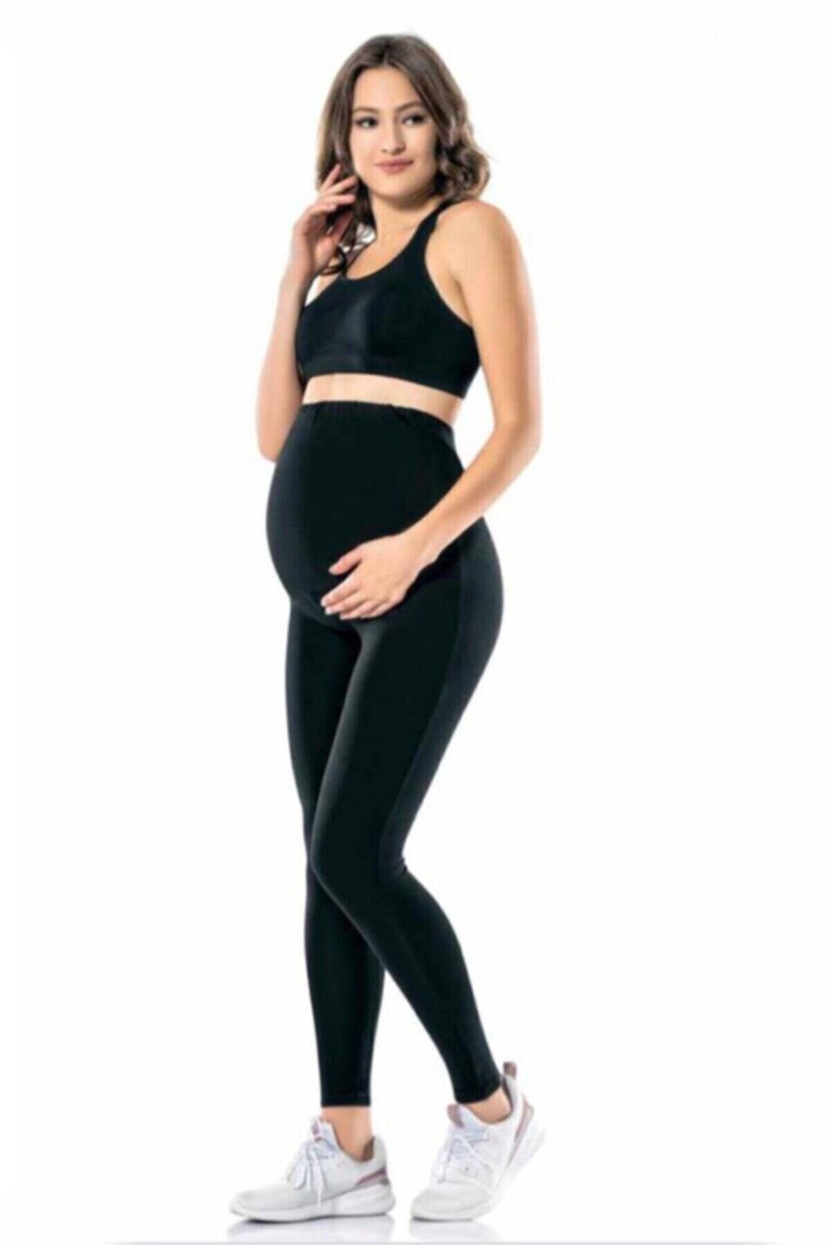 Organic Cotton Pocket Maternity Leggings Made With GOTS Certified