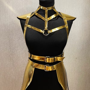 Gold rave outfit Etsy Mexico