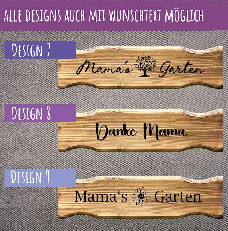 Regalo personalizado para mamá: Banco de flores, Mejor mamá, Banco de jardín para mamá con grabado, La mejor mamá del mundo, Regalo de Navidad para mamá imagen 8