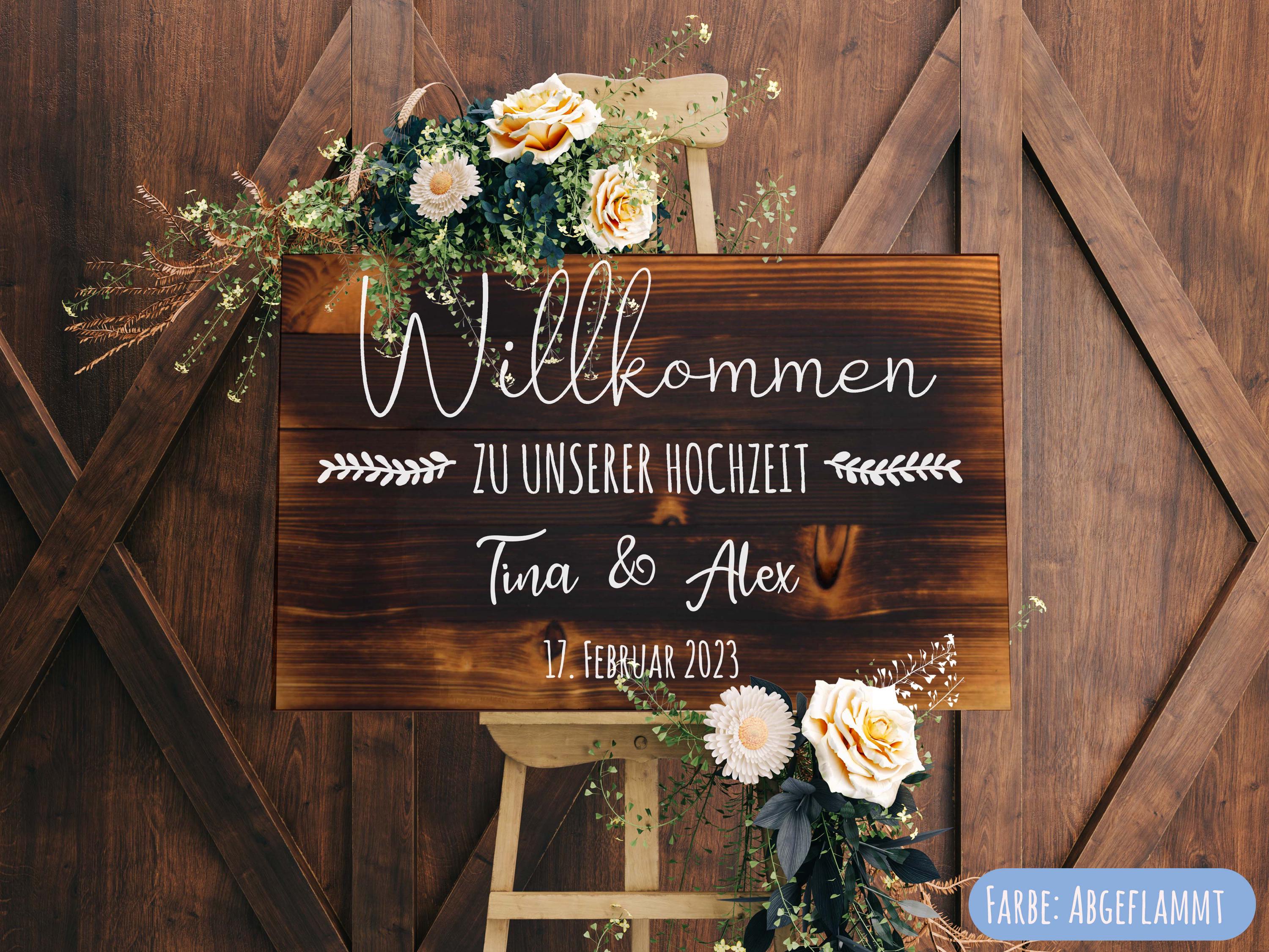 6 Hochzeits-Richtungsschilder Mit Ständern – Doppelseitig, Wasserdicht Für Outdoor-Dekoration
