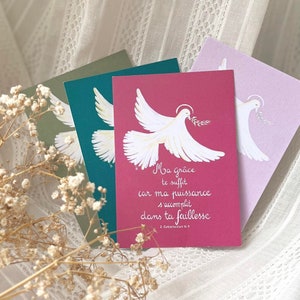 Pack 4 images Confirmation "Ma Grâce te suffit"
