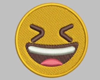SKRATTA EMOJI BRODERI-fil, Emoji Digital, Trendigt Broderi, Maskinbroderi i Stitch Design Berömt Broderi Digital Nedladdning