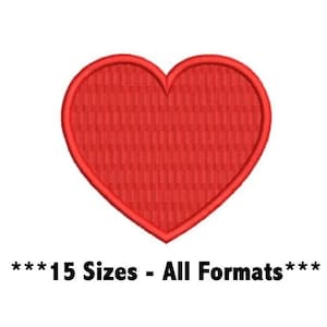 VALENTINES EMBROIDERY FILE, Love Heart Digital Download, Be Happy, Machine Broderie In Stitch Design Broderie moderne Téléchargement numérique
