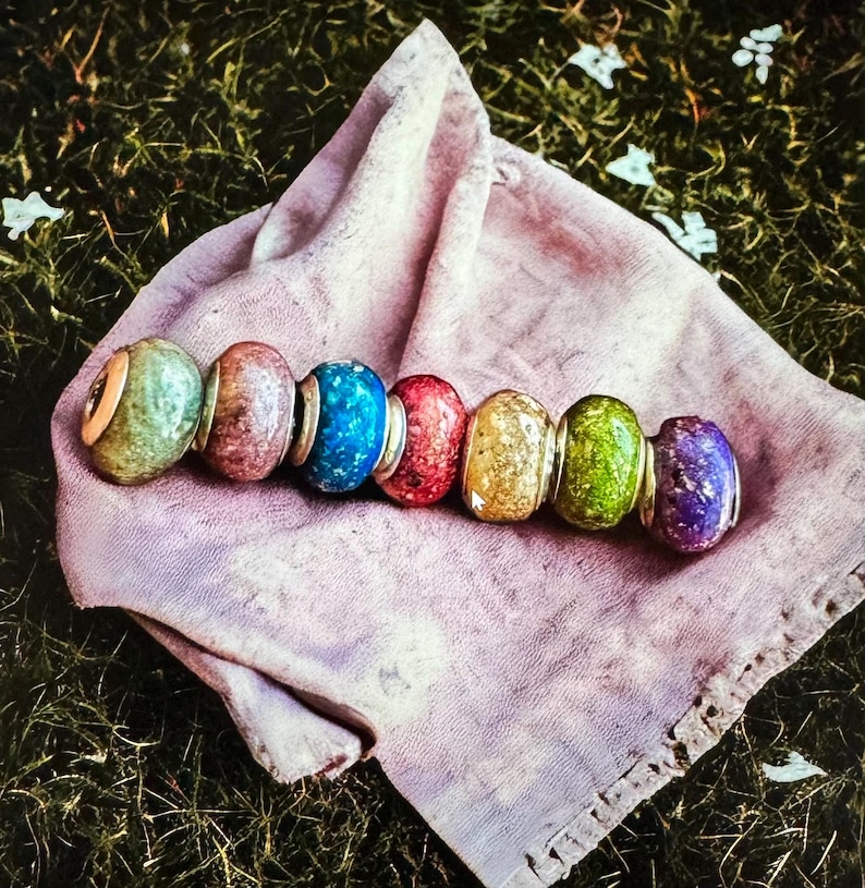 Cremation 'pandora' Style Charm. Pet Memorial. Keepsake Jewellery. Hair