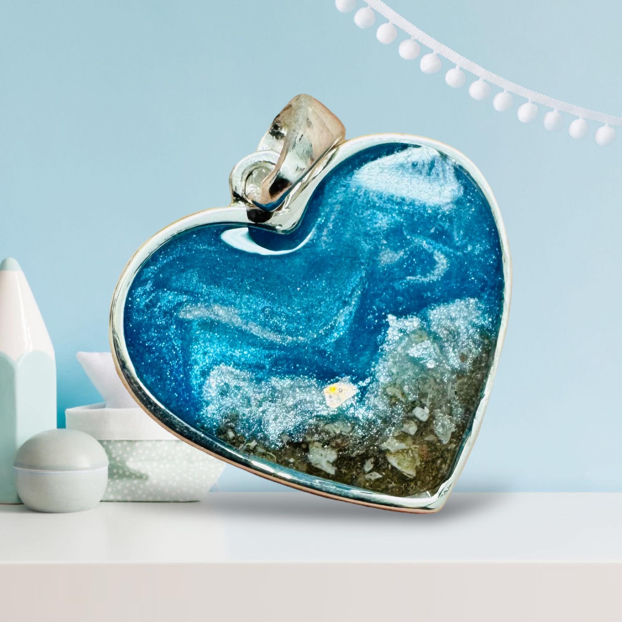 Cremation ashes in resin deals