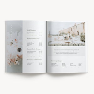 Wedding Florist Pricing Guide: Editable Canva Template (Digital Download) image 3