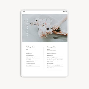 Wedding Florist Pricing Guide: Editable Canva Template (Digital Download) image 5