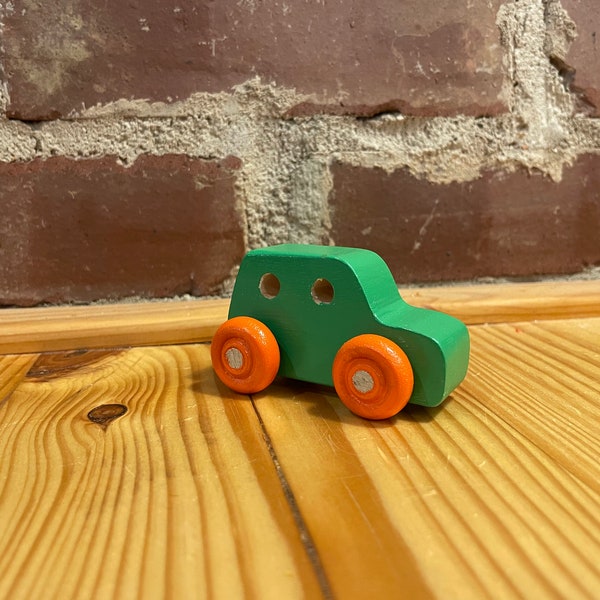 Mini Wood Toy Cars and Trucks