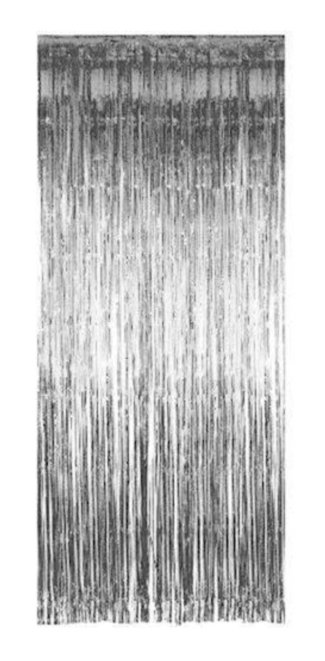 12m Foil Fringe Curtain Silver or Rose Gold Party Weddings Etsy