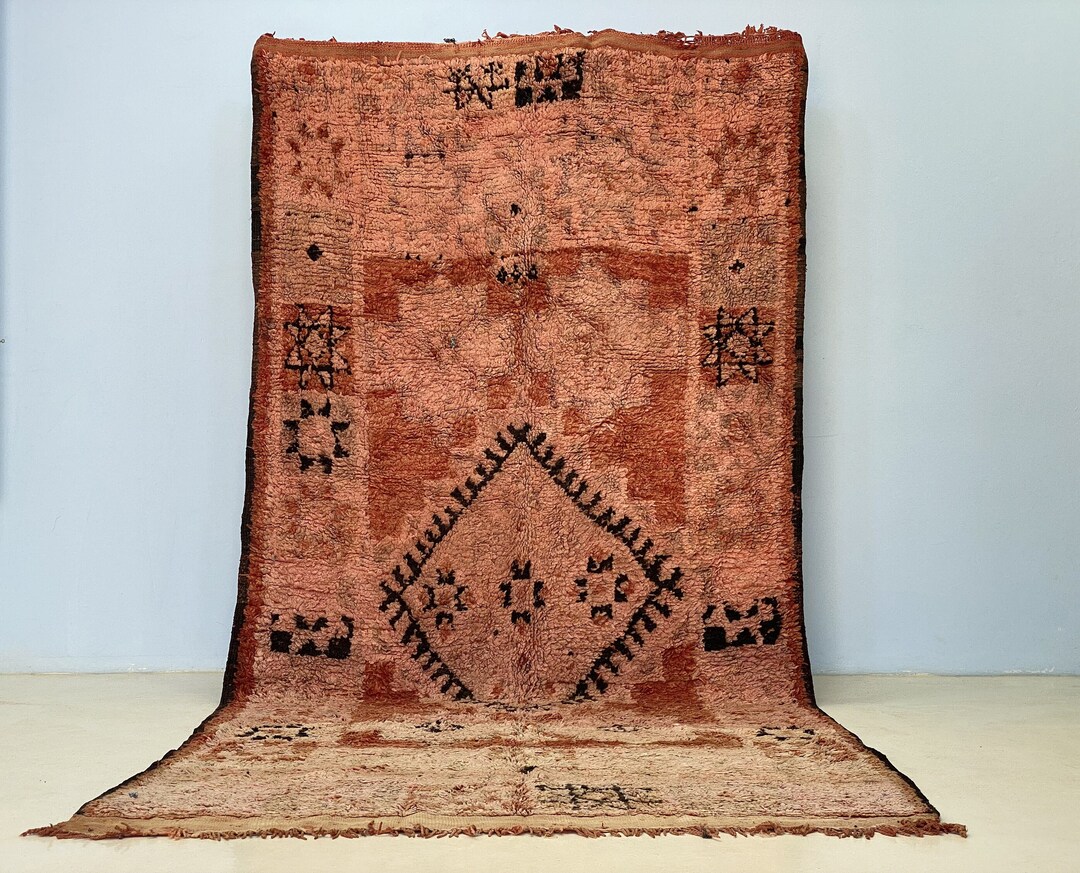 Moroccan Vintage Berber Rug 11,8x5,9 Ft Rre Office Room Rug Large ...