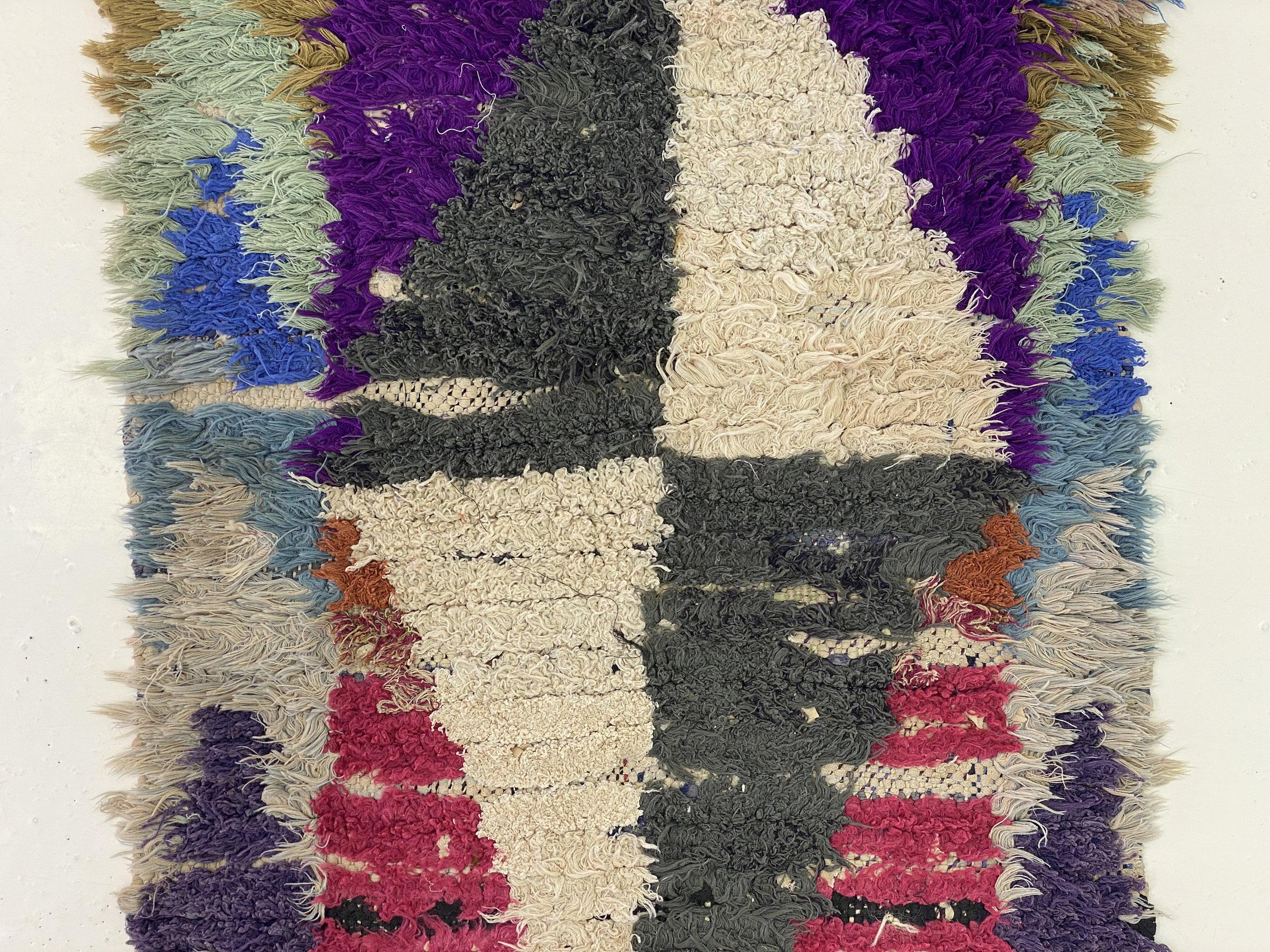 モロッコキリムランナー：ハンドメイドのベニ・ウライン