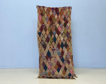 Marokkanischer Kelim-Teppich: Lebhafter Boho-Akzent (handgefertigt, recyceltes Textil)