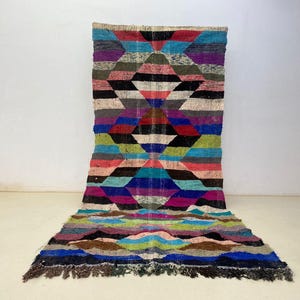 手織りモロッコラグ - ソフトウール、ボヘミアンスタイル - Etsy 日本