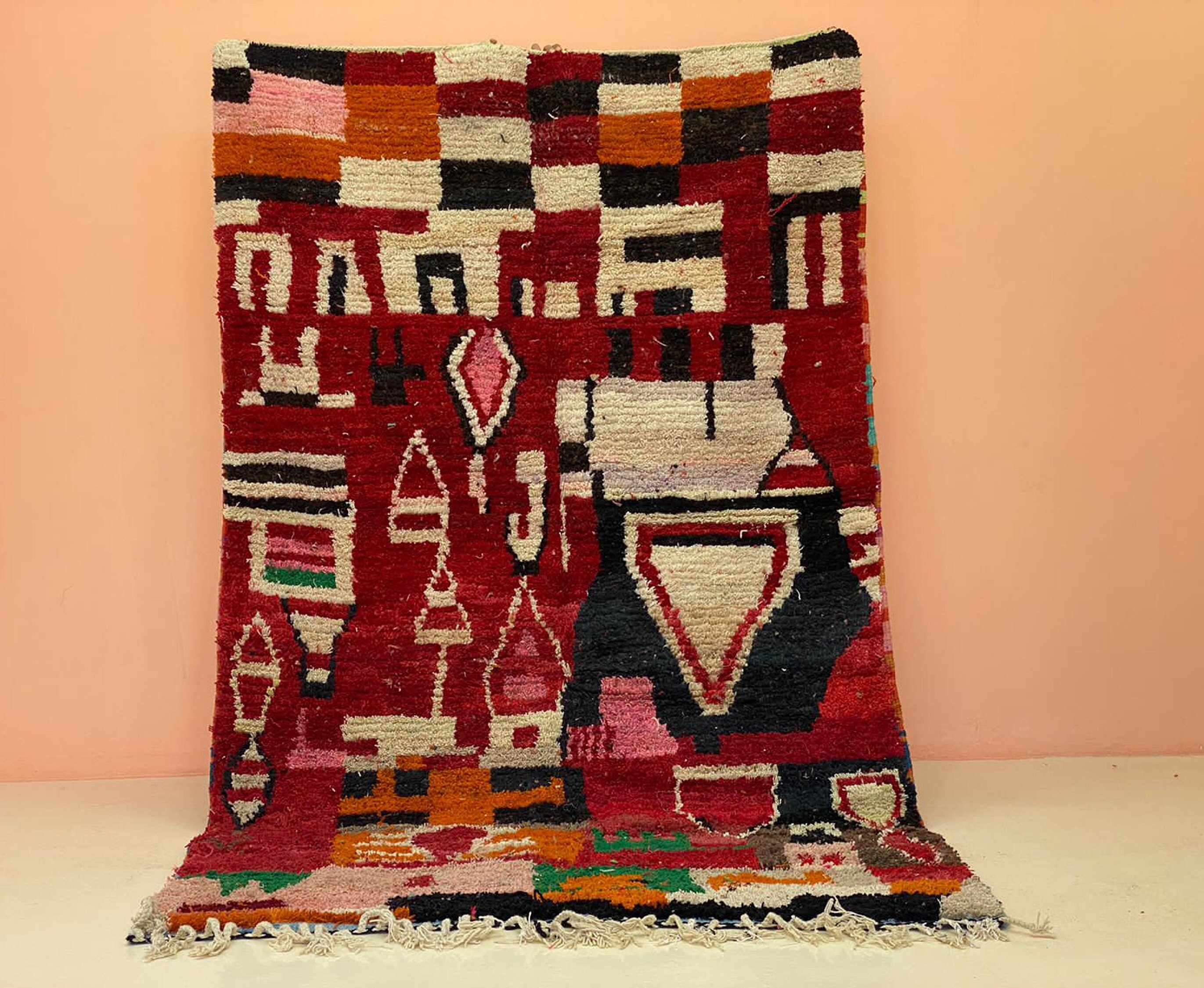 PRETTY COLORFUL RUG for Your Living Room-amazing Berber - Etsy