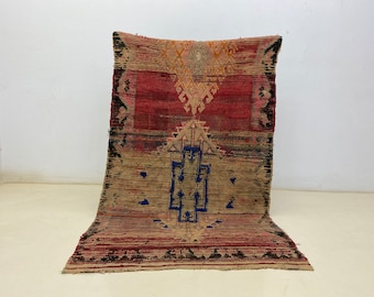 Rug for Living Room 6.3x3.4 ft-Fabulous Rug-Handwoven Wool Rug-Artistic Vintage Rug-Bohemian Carpet-Large Moroccan Rug-Luxurious Vintage Rug