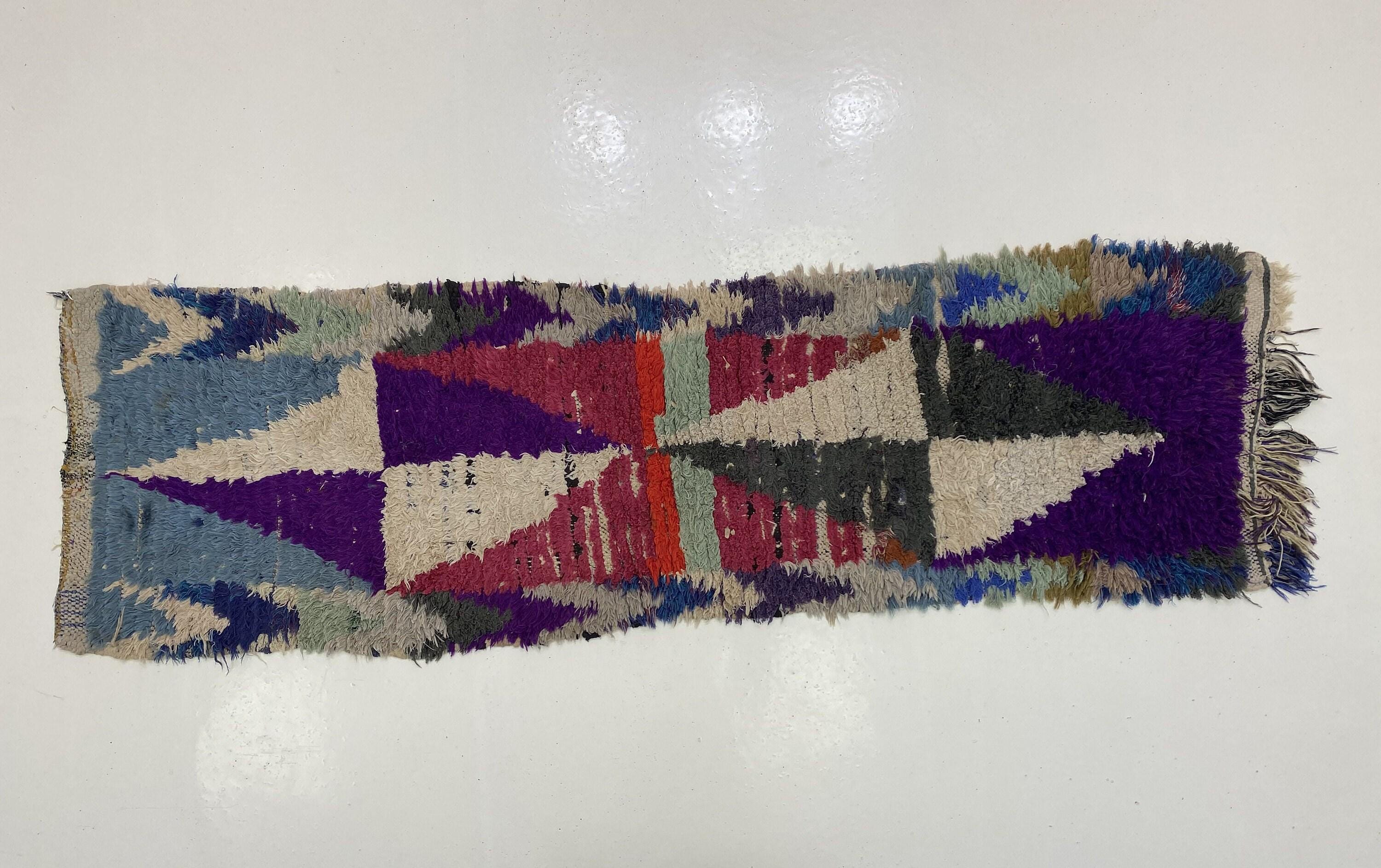 王道のモロッコ キリムベニワレンプフ-No9　ベーシック黒ダイヤ柄 王道のモロッコ キリムベニワレンプフ-No9 ベーシック黒ダイヤ柄