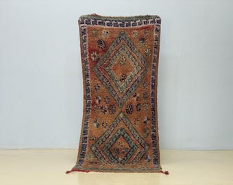 Atlas Kilim Runner: Handmade Wool Rug (Small, Warm Tones)