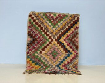 Moroccan Wool Rug: Azilal Berber Flatweave - Soft Durable Texture