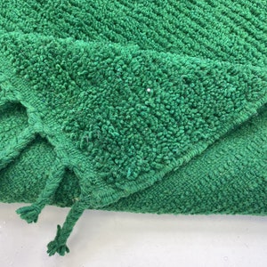 Green Custom Moroccan Rug-5x7 Green Beni Ourain Rug-Moroccan Wool Carpet-Green Rug for Living Room-Handwoven Wool Rug-Fabulous Berber Rug image 9