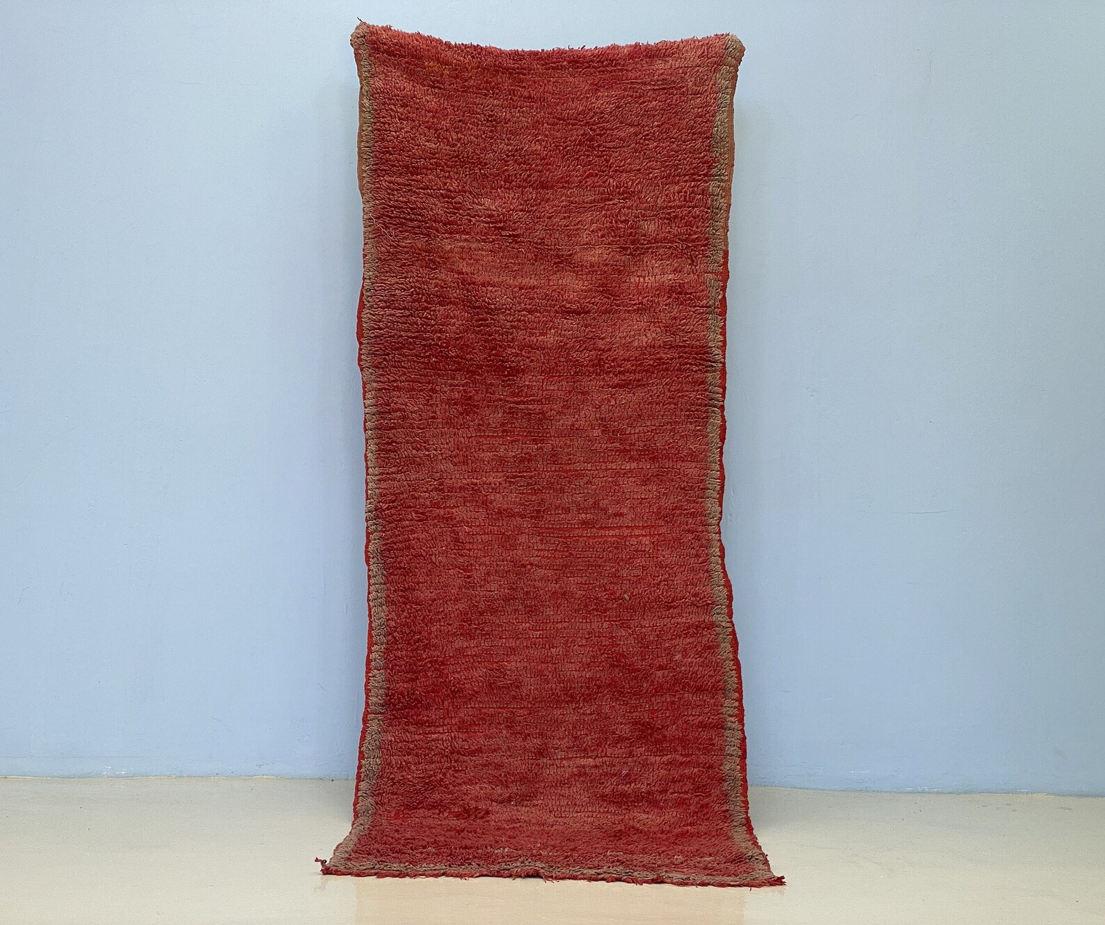 Moroccan Vintage Runner 9x3.1 Ftlong Beniourain Runnerhallway Runner