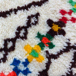 Luxurious Berber Rug-Amazing Colorful Rug-Rug for Living Room-Geometric Rug-Fabulous Custom Rug-5x7 Beni Ourain Rug-Artistic Boujaad Carpet image 7