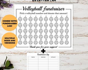 Elige una recaudación de fondos de voleibol, llena mi amor por el tablero negro, elige una fecha para donar, completa la recaudación de fondos, recaudación de fondos del equipo, recaudación de fondos para deportes