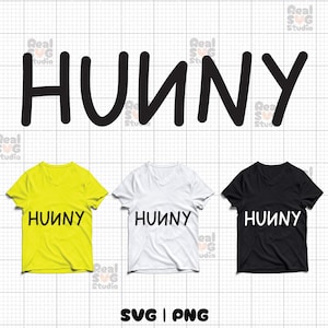 Hunny SVG PNG / Hunny Font / Hunny Design Descarga digital /Poohs Honey Pot Svg / Hunny Shirt Svg, Winnie the Pooh / Hunny Cricut Cut File